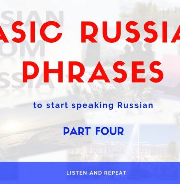 Basic Russian Phrases (Part 4)